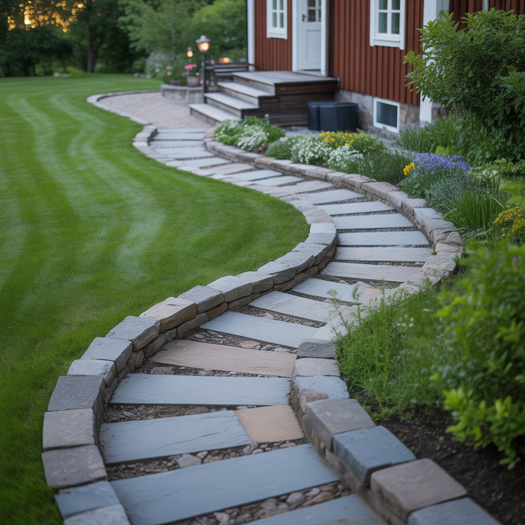 .Bygg en saker och snygg stentrappa till din tradgard