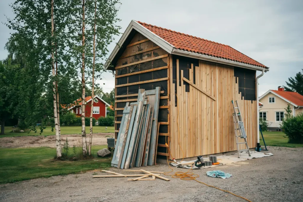 byta panel p huset tecken p slitage r tt virke och smart planering f r ett h llbart resultat